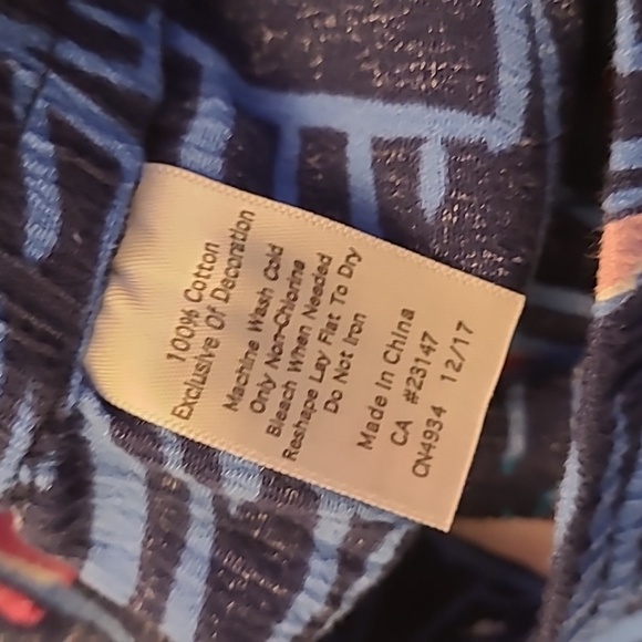 NWOT TALBOTS 100% Cotton Sailboat Themed Coastal Pants with Pockets - Picture 6 of 15